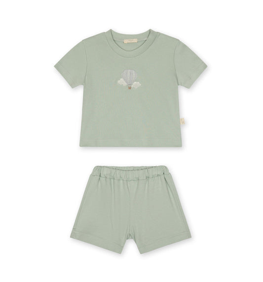Baby GI - T-Shirt & Shorts 2 Pc Set, Mint