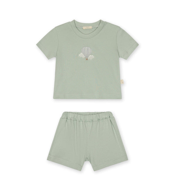 Baby GI - T-Shirt & Shorts 2 Pc Set, Mint