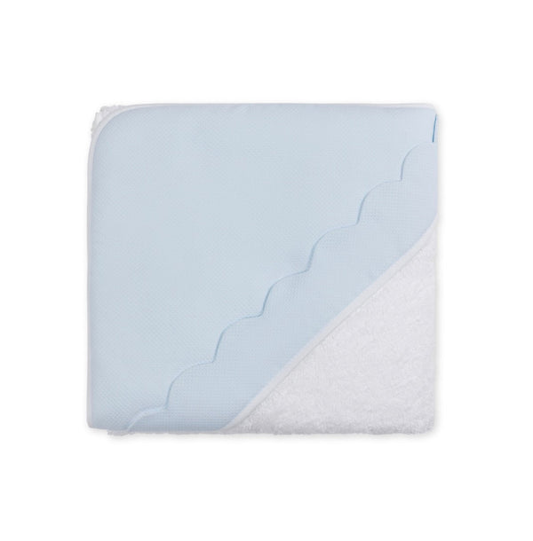 Baby GI - Hooded Bathtowel W/ Pique Hood, Blue