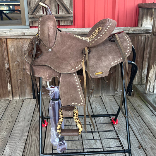 12" Cheetah Double T Saddlery