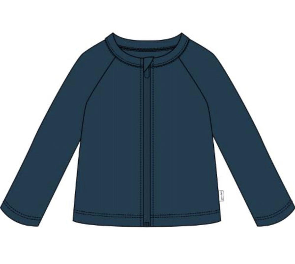 Petite Lem - Long Sleeve Knit Rashguard, Navy
