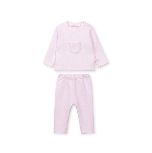 Baby GI - Jacquard 2Pc Jogging Set, Pink