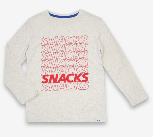Appaman - Graphic Long Sleeve Tee, Cloud Heather