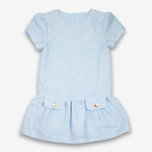 Appaman - Molly Drop Waist Dress, Light Blue
