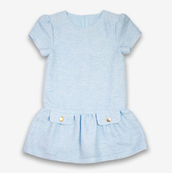 Appaman - Molly Drop Waist Dress, Light Blue