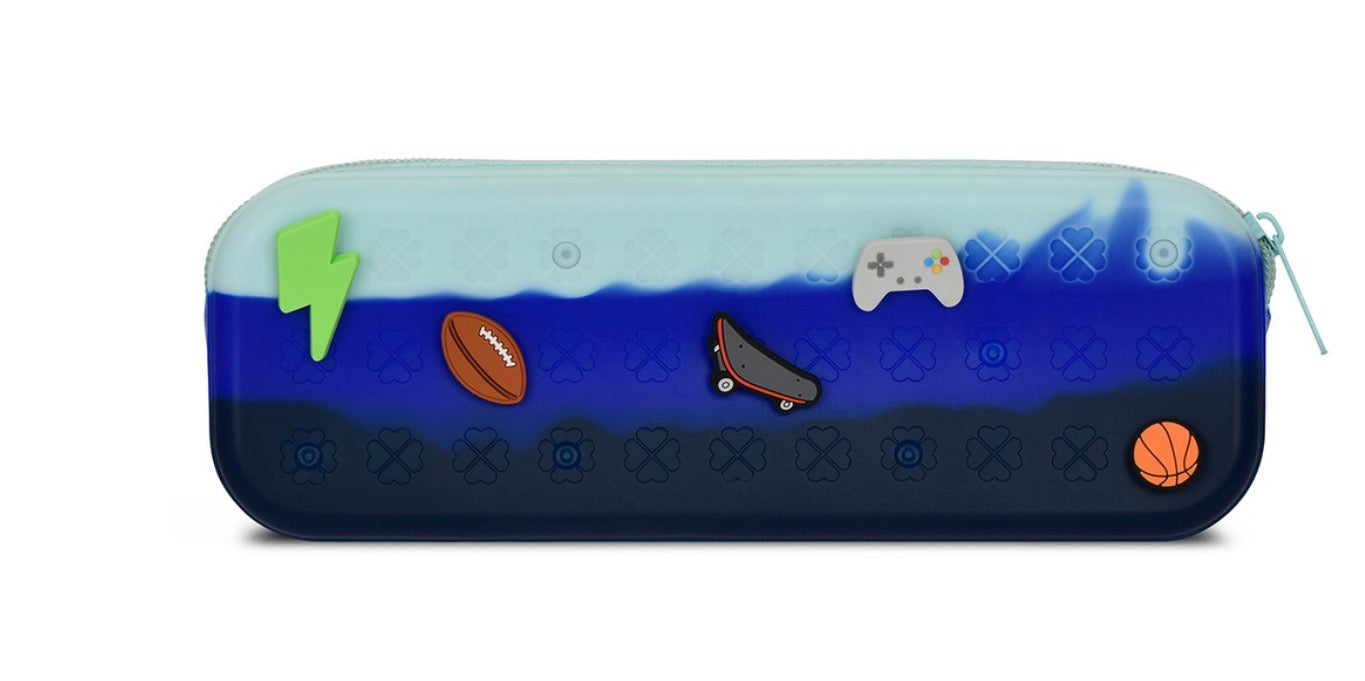 ISCREAM - Ocean Waves Charmed Jelly Pencil Case