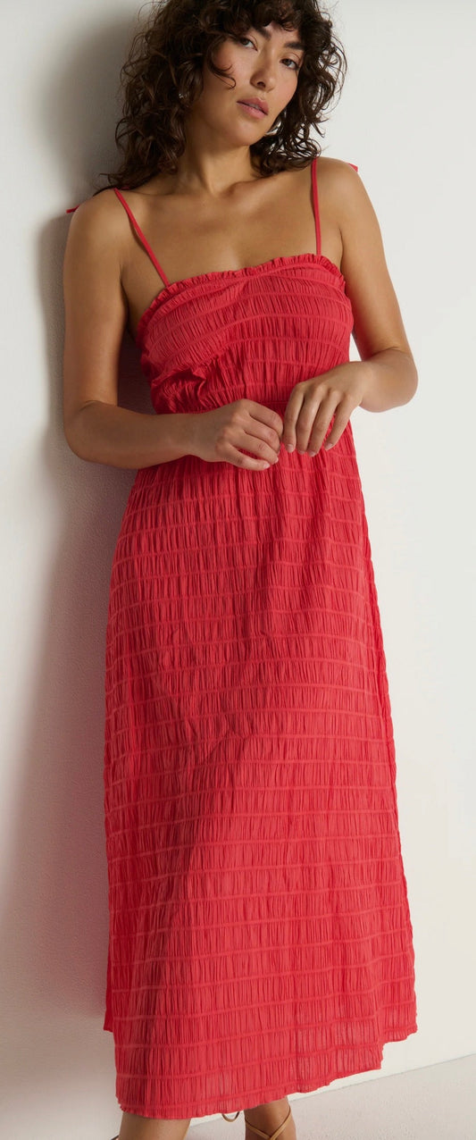 Nation Madeline Tie Midi Dress