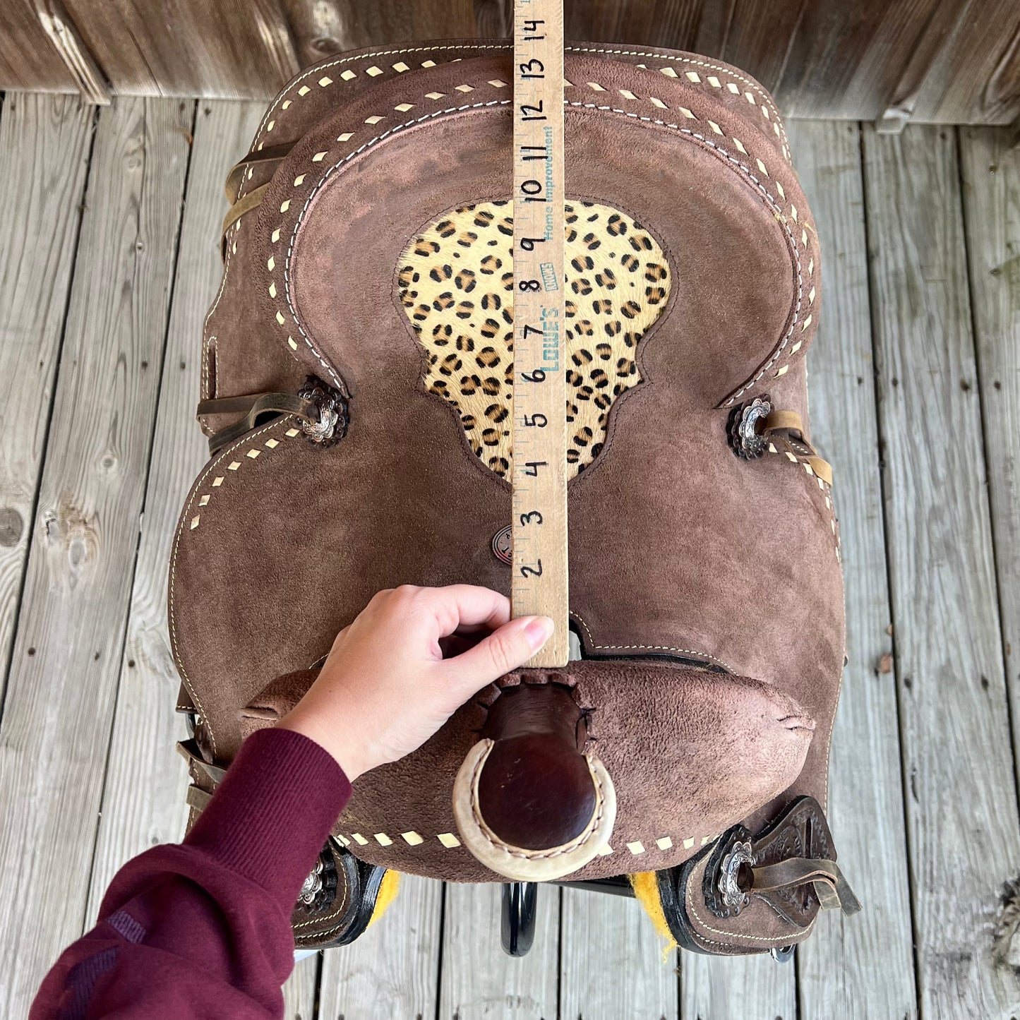 12" Cheetah Double T Saddlery