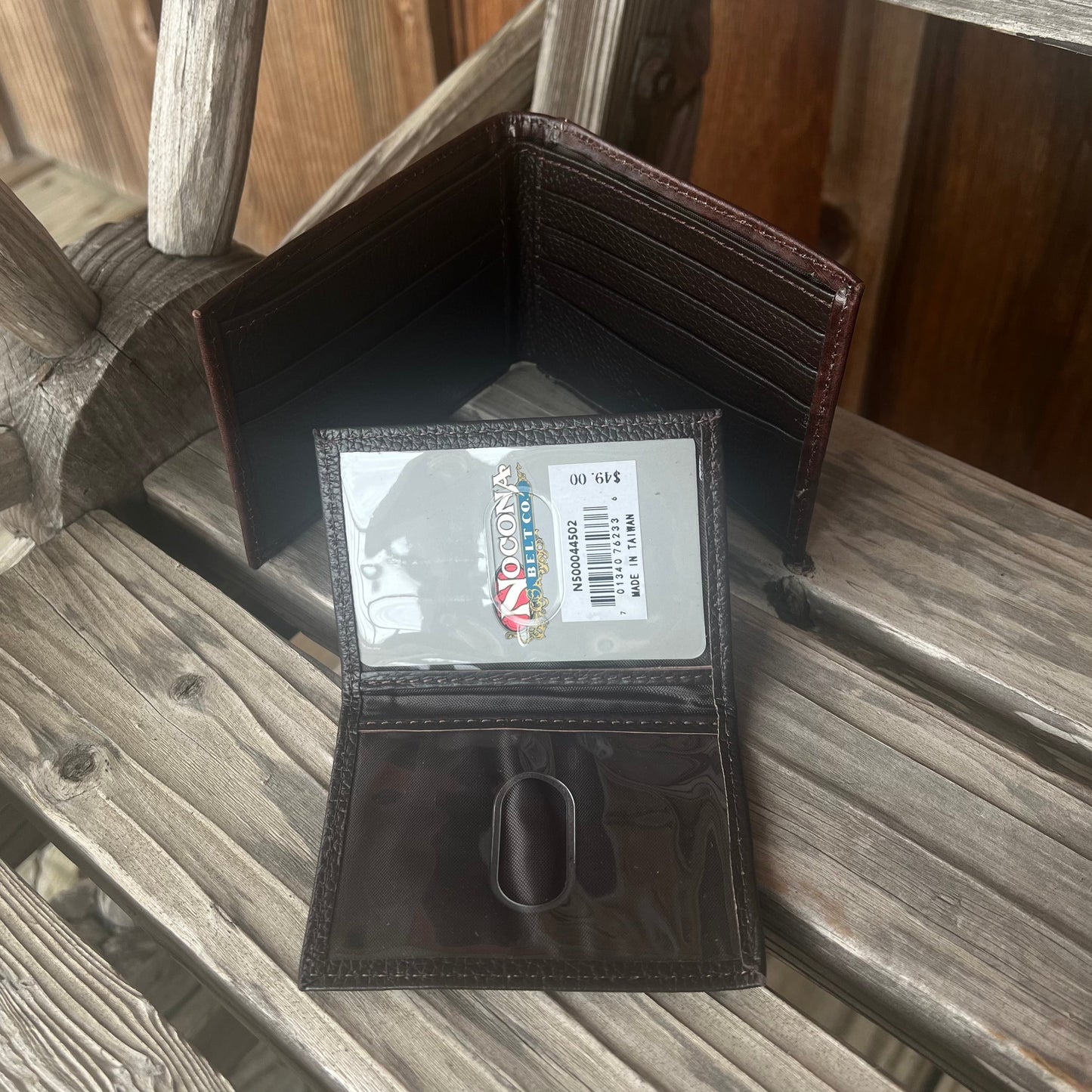 Embroidered Cross Bi-Fold