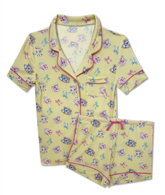 Katie J - Tween Lynn Printed Shorts Lounge Set