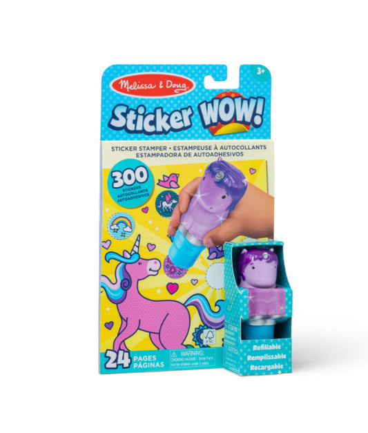 Melissa & Doug - Sticker WOW! Activity Pad & Sticker Stamper 51103