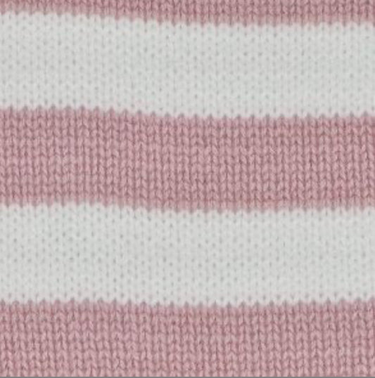 Martin Aranda - Overall Striped Knit Surrey, Dusty Pink Mix