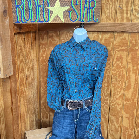 Turquoise Paisley | Roper Womens