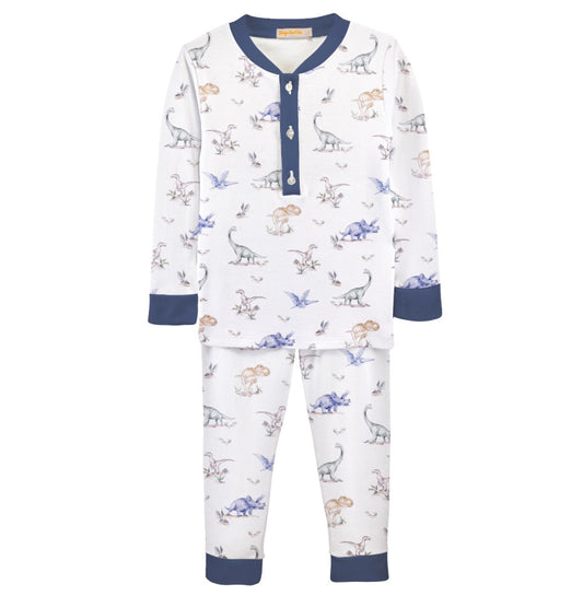 Baby Club Chic - Jurassic Friends Long Sleeve Printed Pajama Set