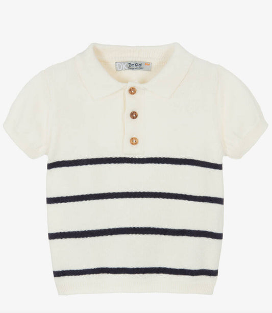 Dr. Kid - Toddler Boy Polo Shirt, Pearl