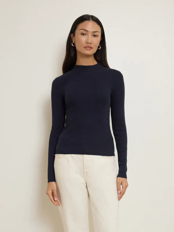 Nation Gina Slim Mock Neck