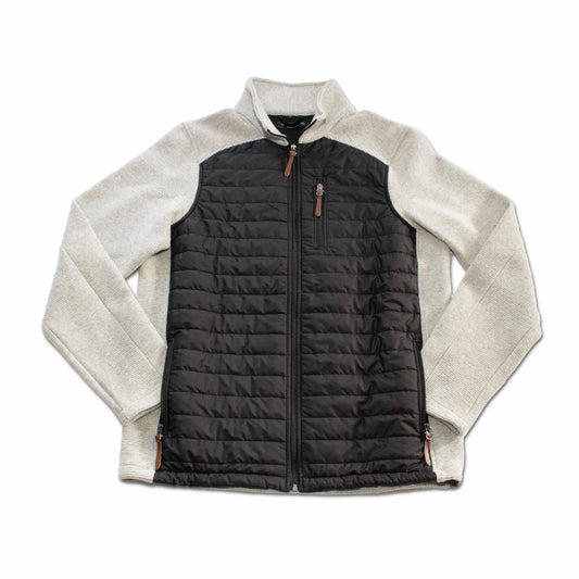 Windstopper Quilted Jacket - Natural Heather & Black