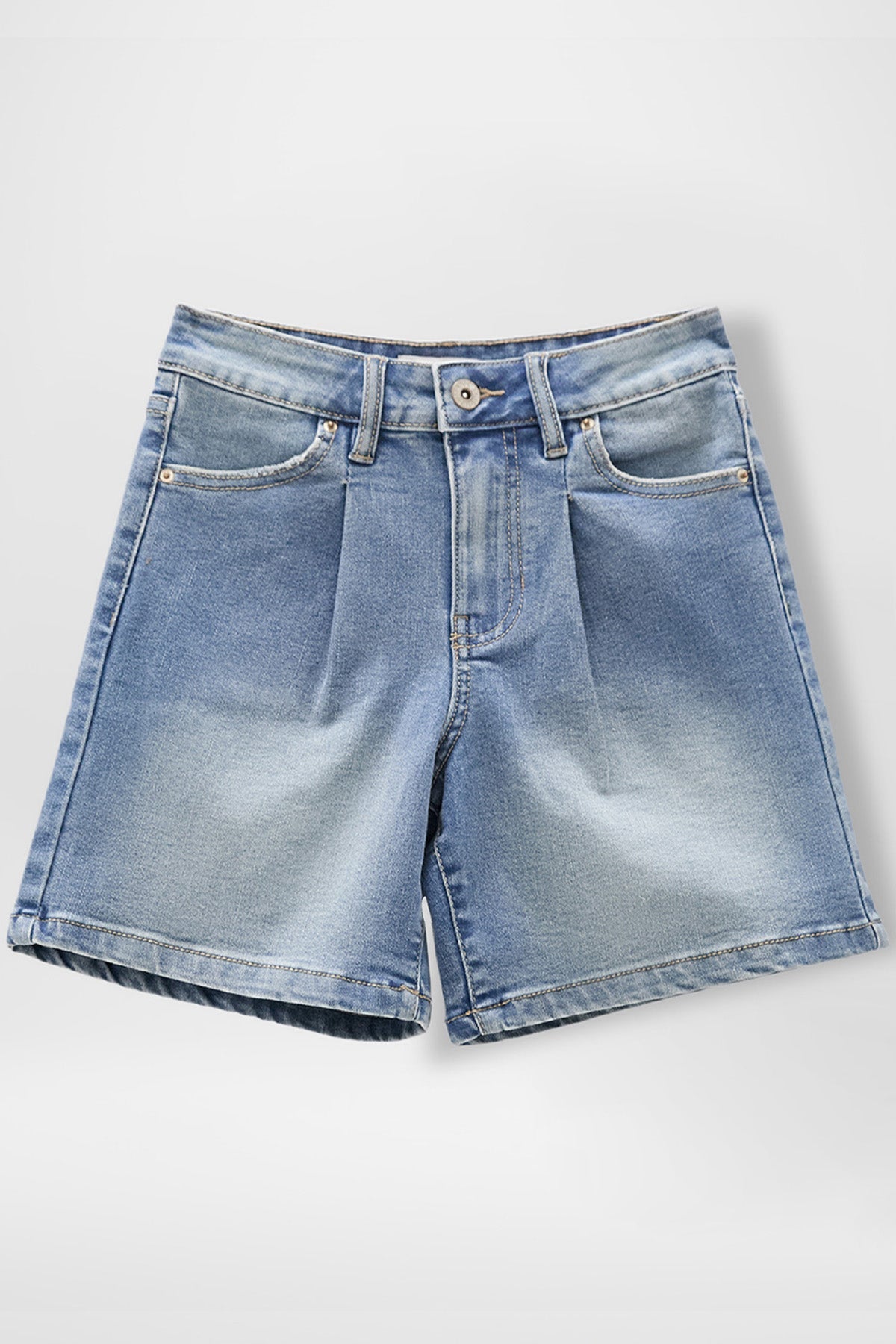 Girls Front Pleat Jort
