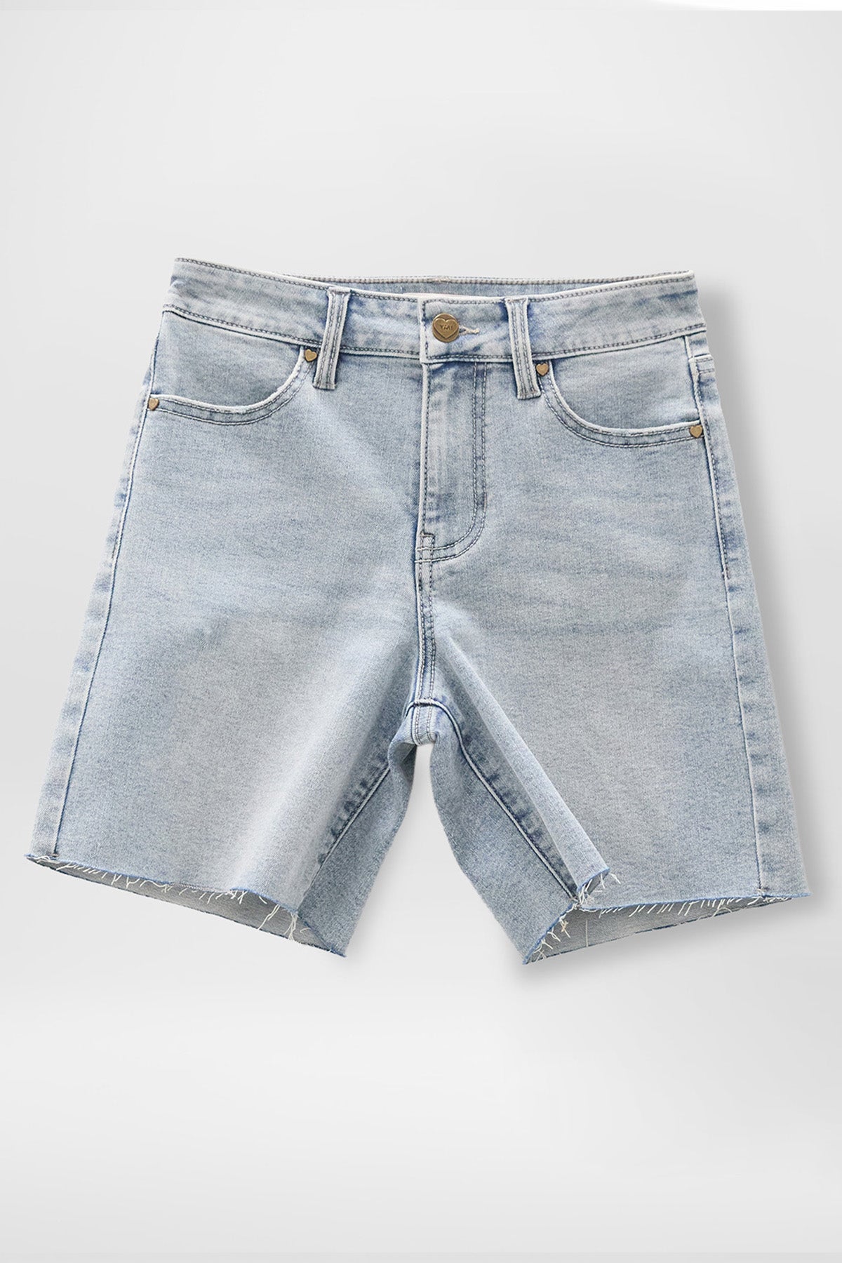 Girls Raw Hem Jort