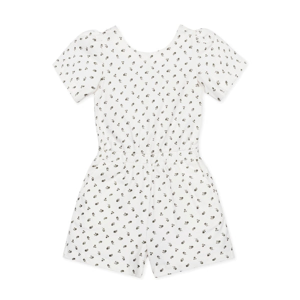 Organic Knit Flutter Romper