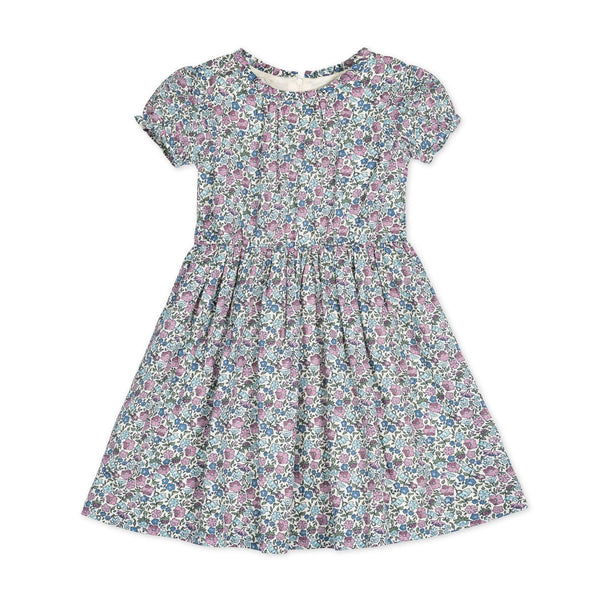 Organic Ruffle Edge Puff Sleeve Dress - Baby