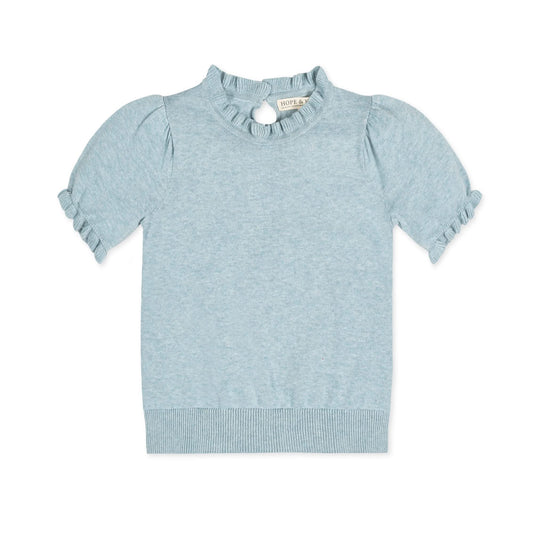 Organic Puff Sleeve Sweater