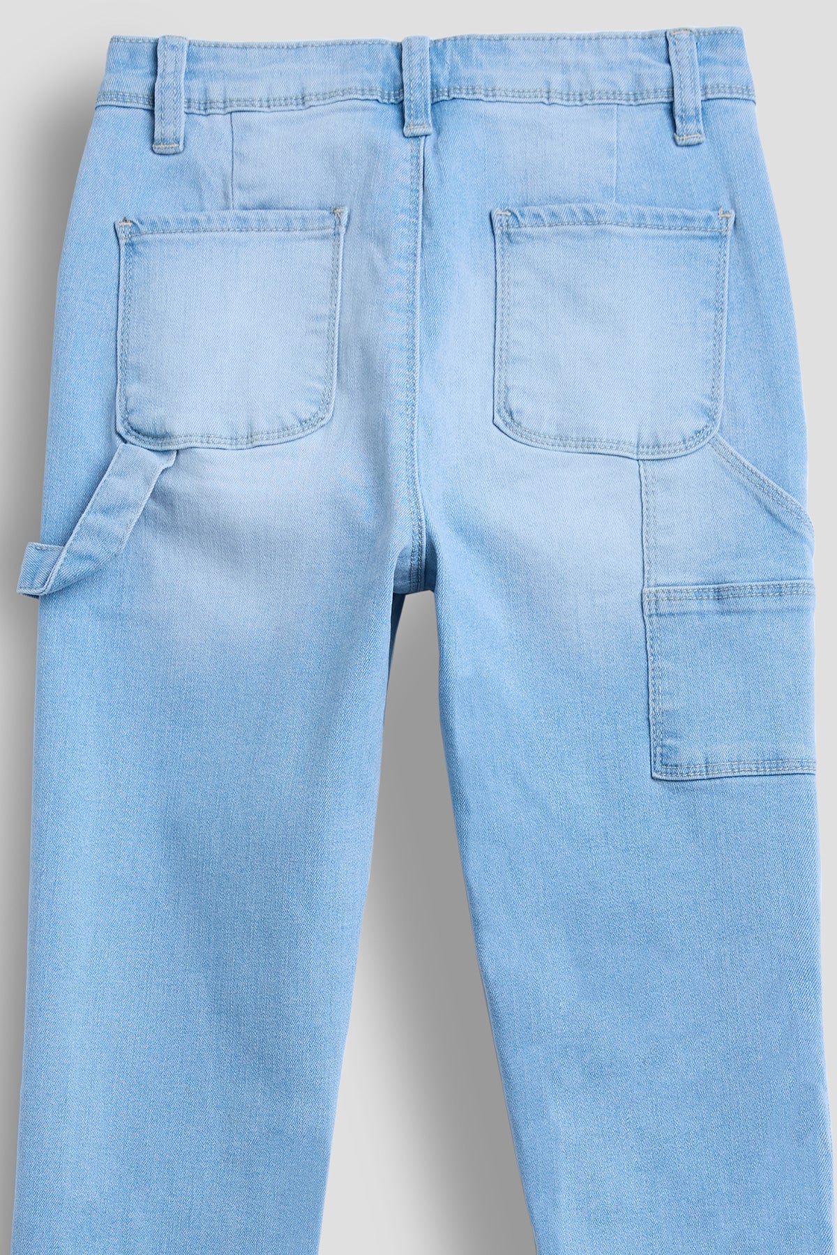 Girls Roll Cuff Carpenter Jeans