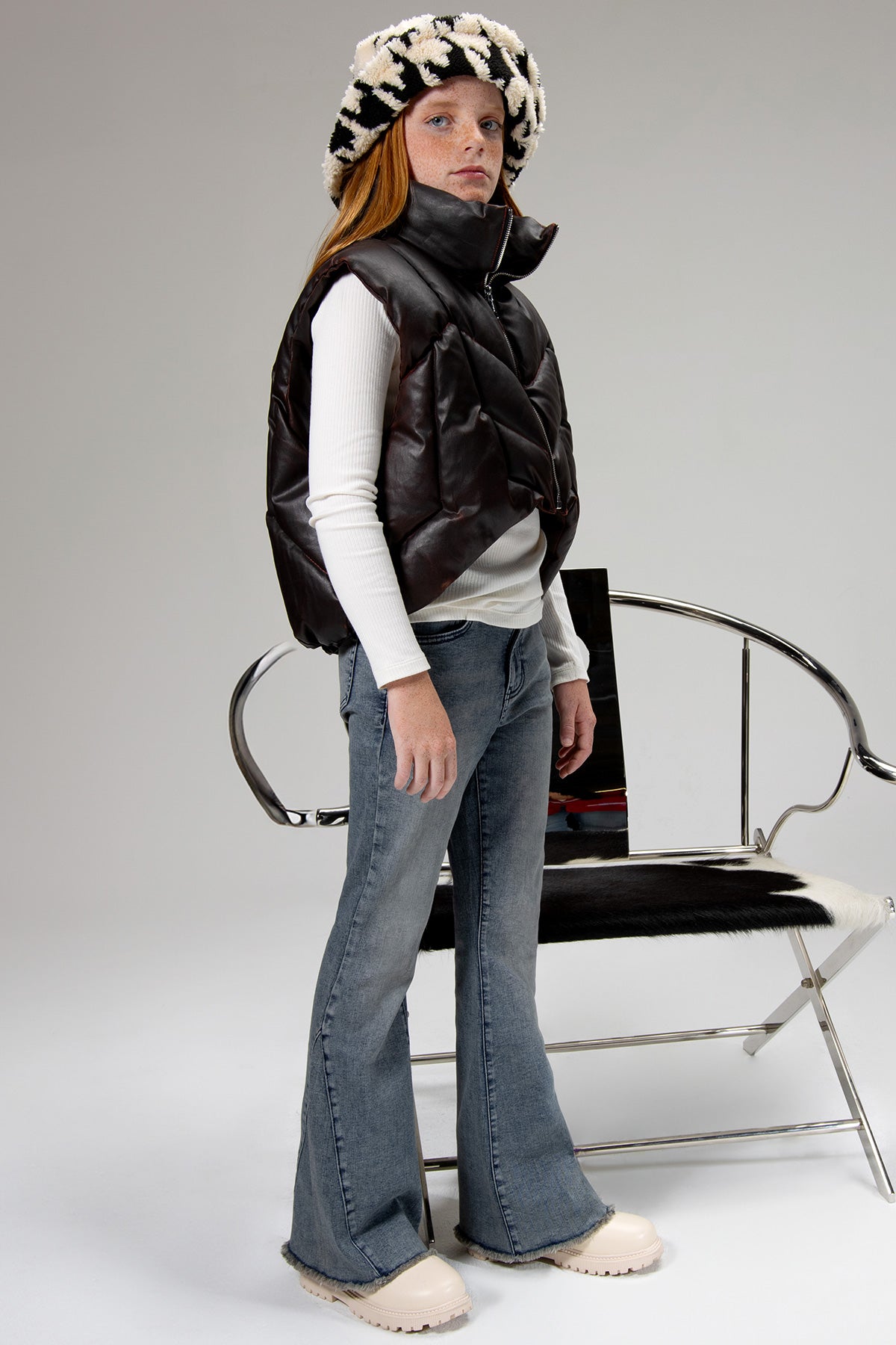 Girls Super Flare Jeans