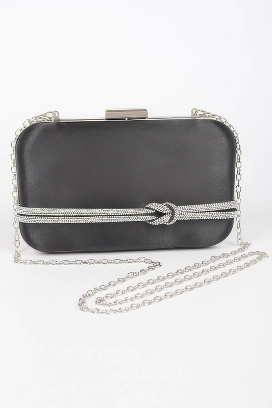 GRAMERCY Satin Frame Clutch | Luxury BYMANYC ® New York Style