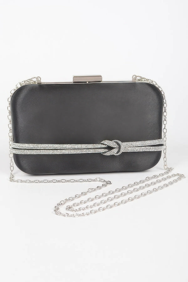 GRAMERCY Satin Frame Clutch | Luxury BYMANYC ® New York Style