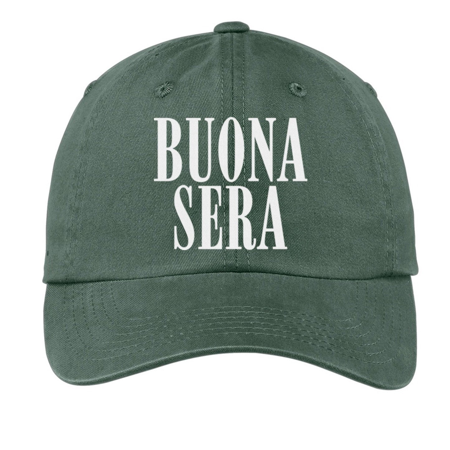 Buona Sera Stacked Western Baseball Cap