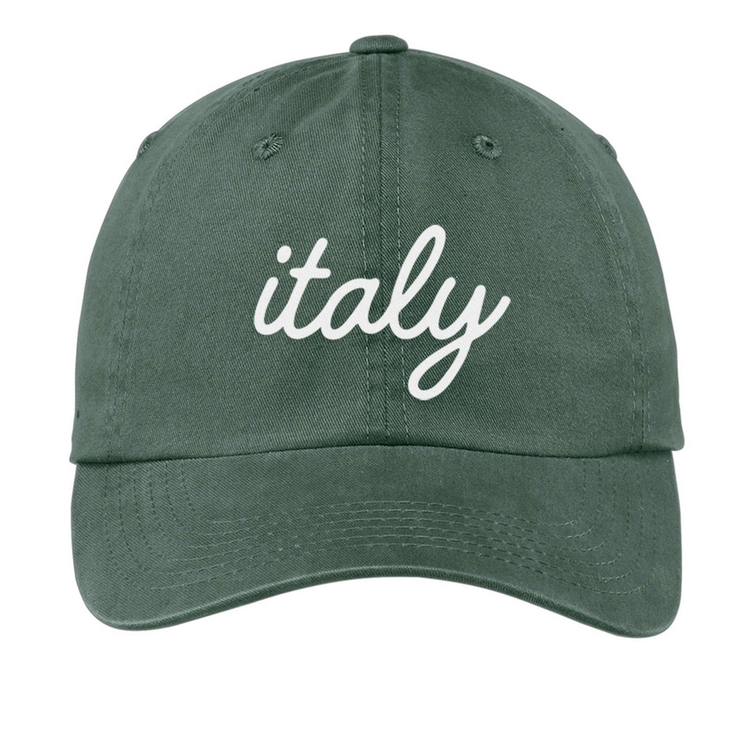 Italy Cursive Baseball Cap