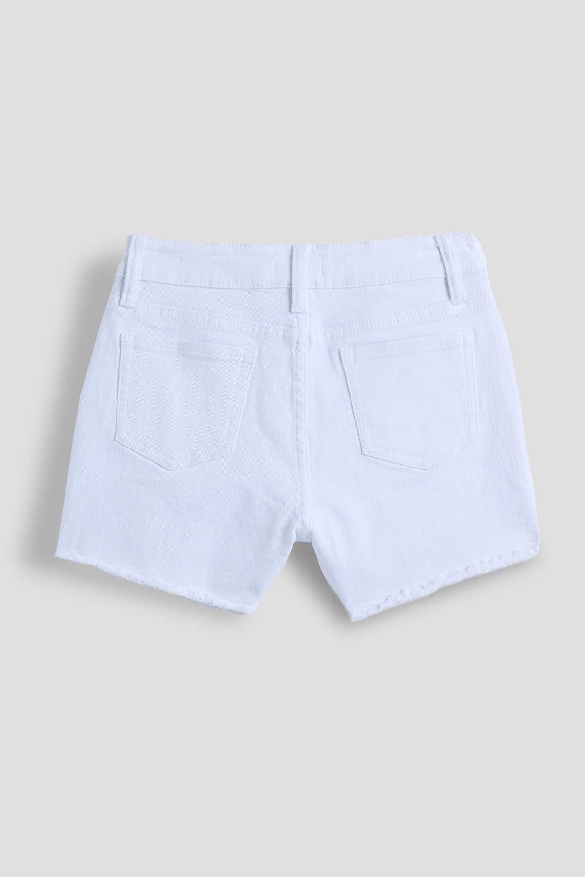 Girls Rhinestone and Fray Hem Short