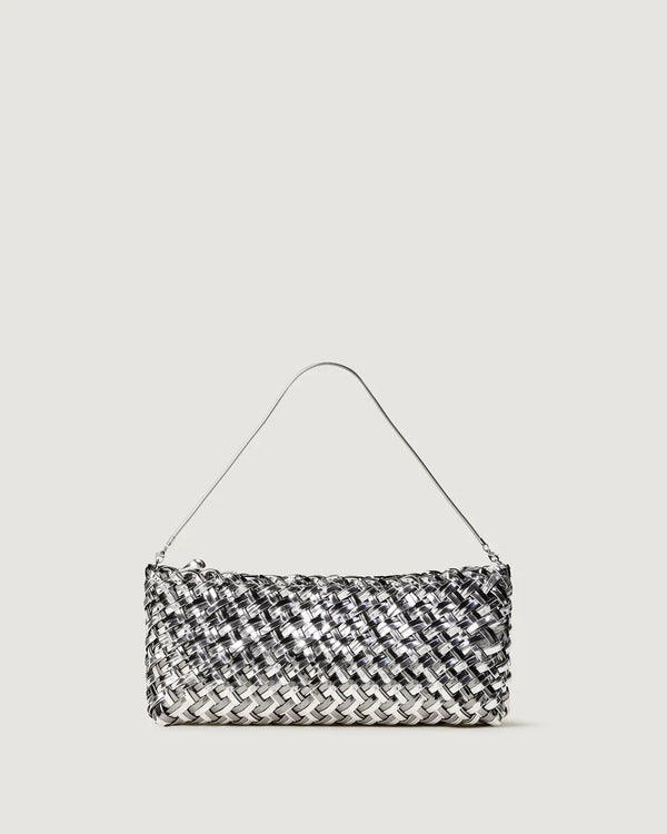 Naghedi Gala Clutch Double Weave Metallic