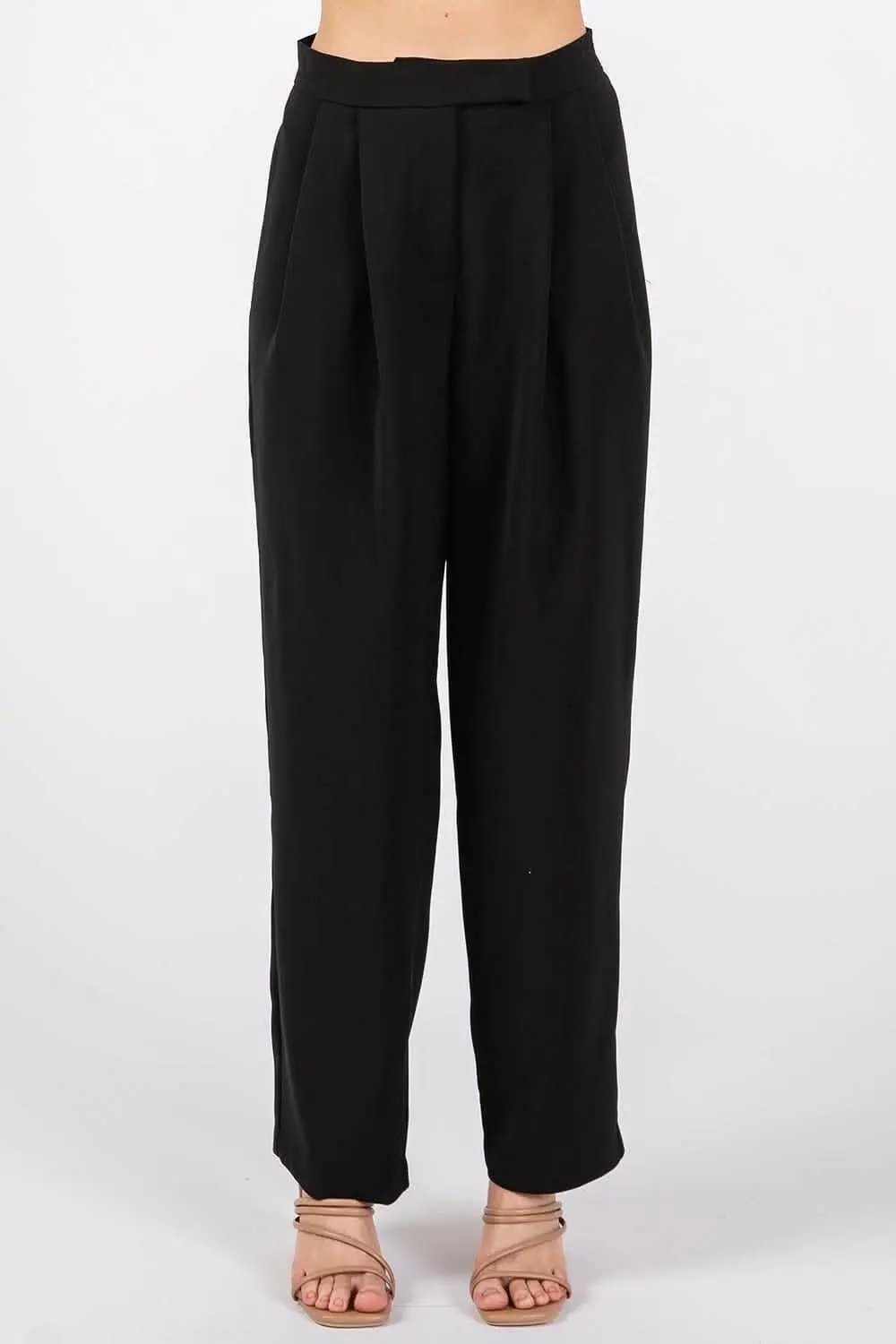 Trendsi GeeGee High-Waisted Pleated Pants
