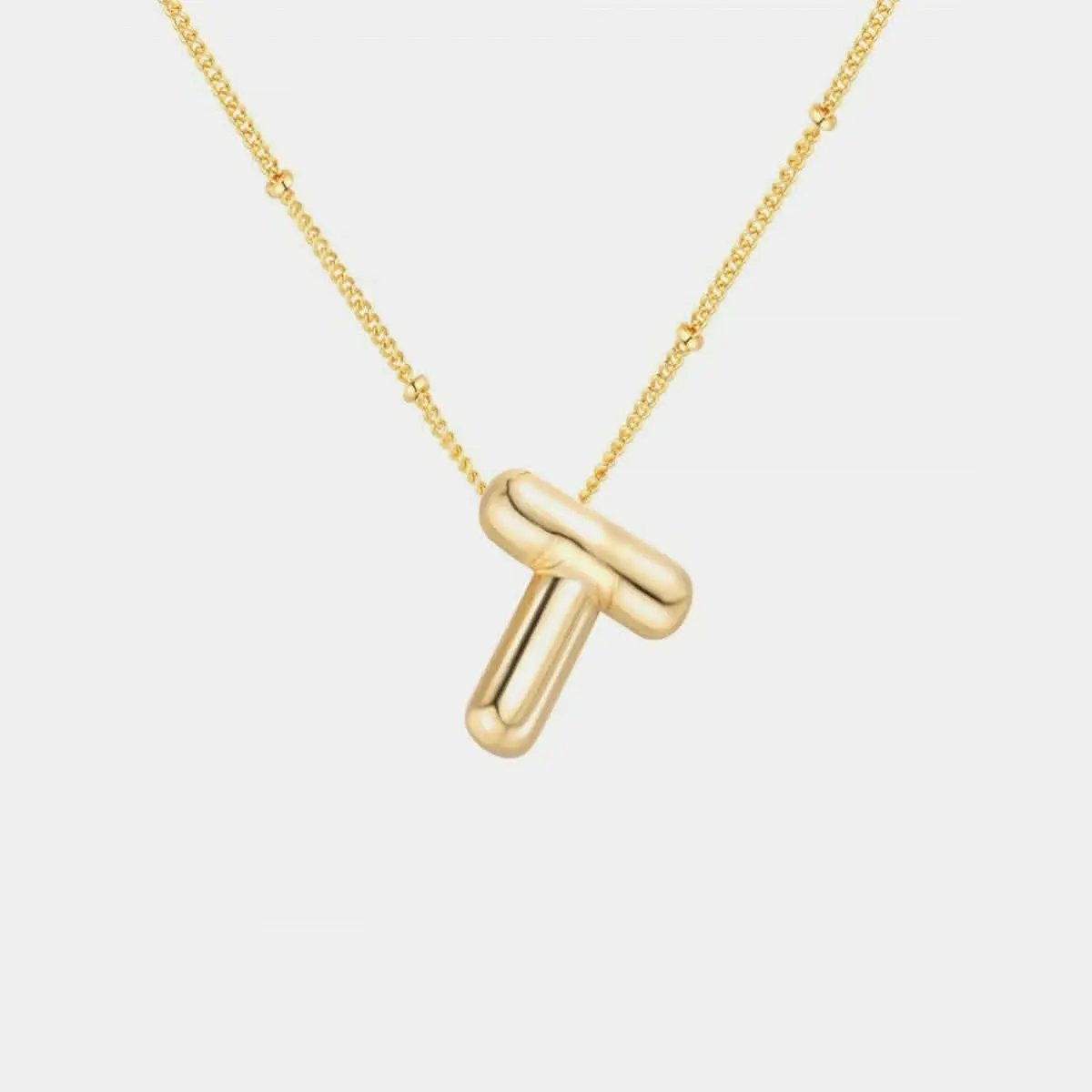 Trendsi Necklaces - Gold-plated letter charm necklace