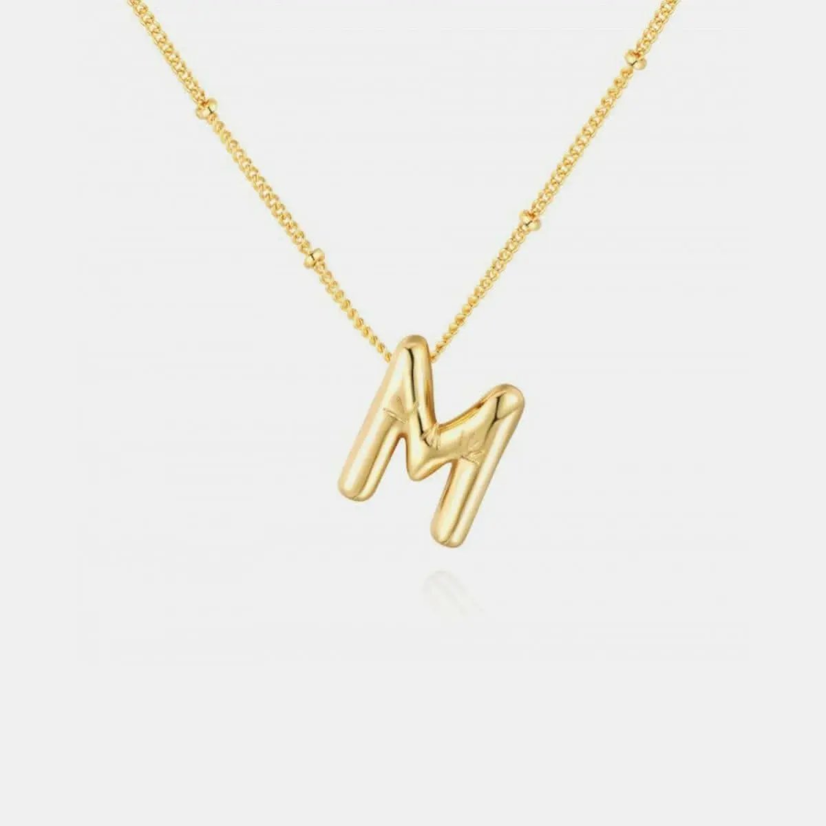 Initial Charm Necklace - Personalized Gold - Elegant & Fashionable