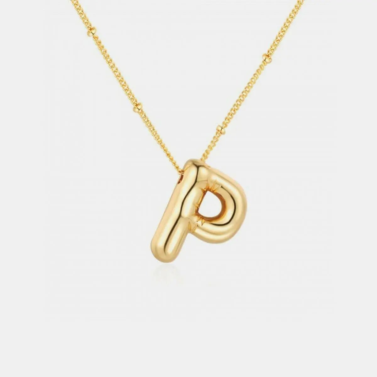 Initial Charm Necklace - Personalized Gold - Elegant & Fashionable