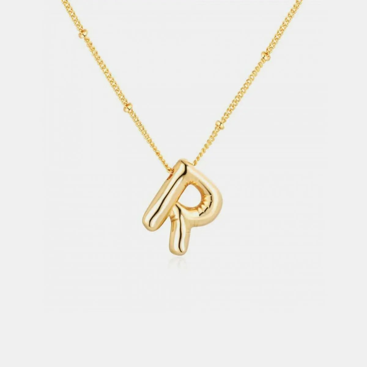 Initial Charm Necklace - Personalized Gold - Elegant & Fashionable