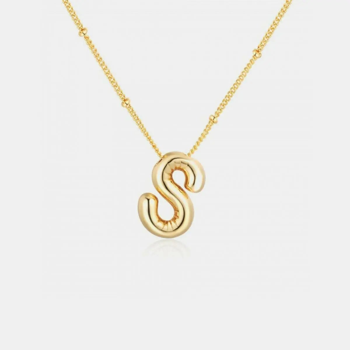 Initial Charm Necklace - Personalized Gold - Elegant & Fashionable