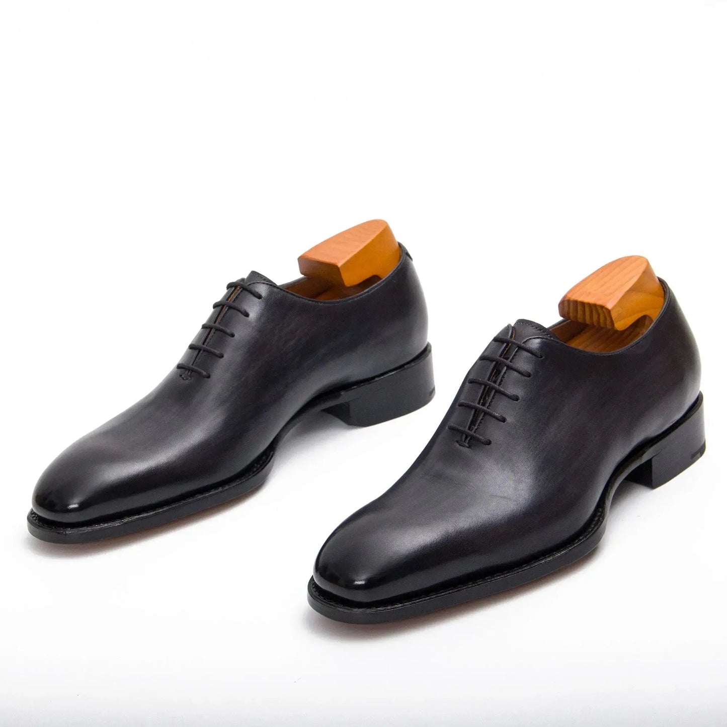 Seamless Goodyear Mens  Lron Gray Oxford Dress Shoes