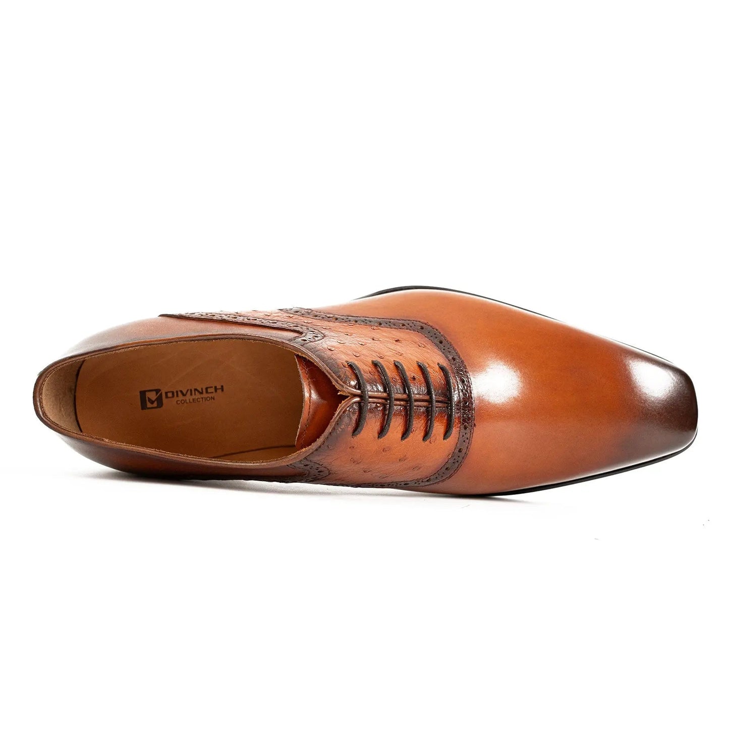 Goodyear Welted Oxford Shoes ostrich