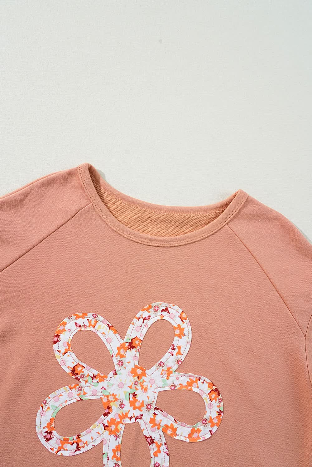 Love Salve Pink Graphic Top Women's Daily Wear Tee Wide Sleeve, Exposed Seam