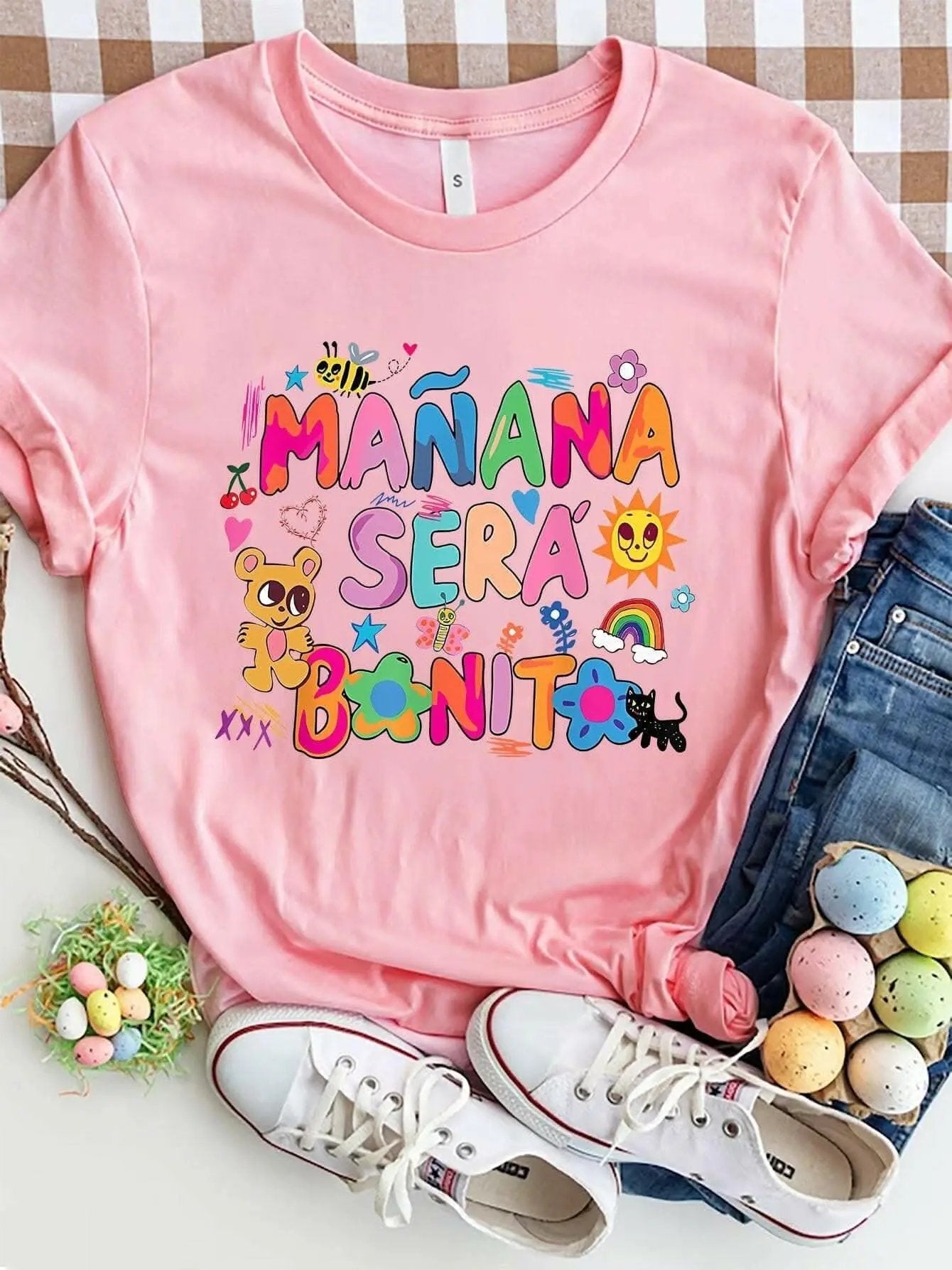 Trendsi Graphic Print Tee Women's Casual T-Shirt Style Comfort Fit