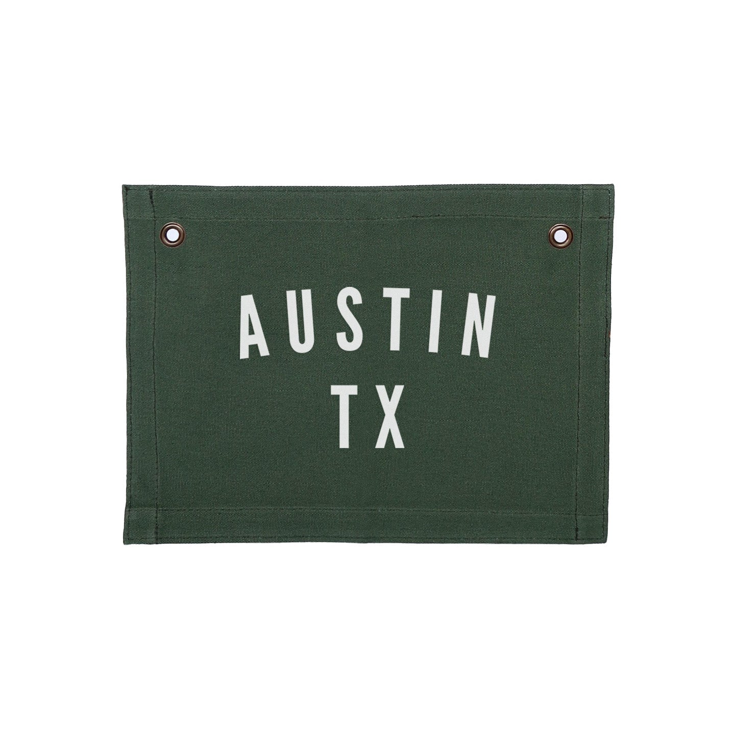 Austin Texas Small Canvas Flag
