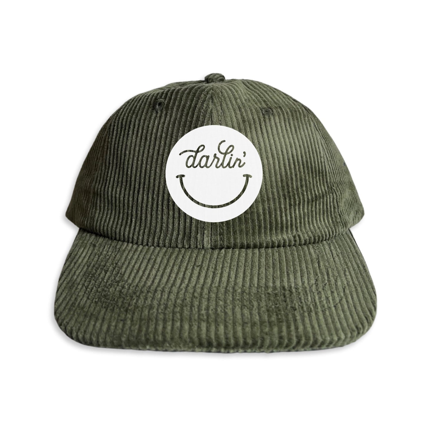 Darlin' Cursive Smile Corduroy Cap