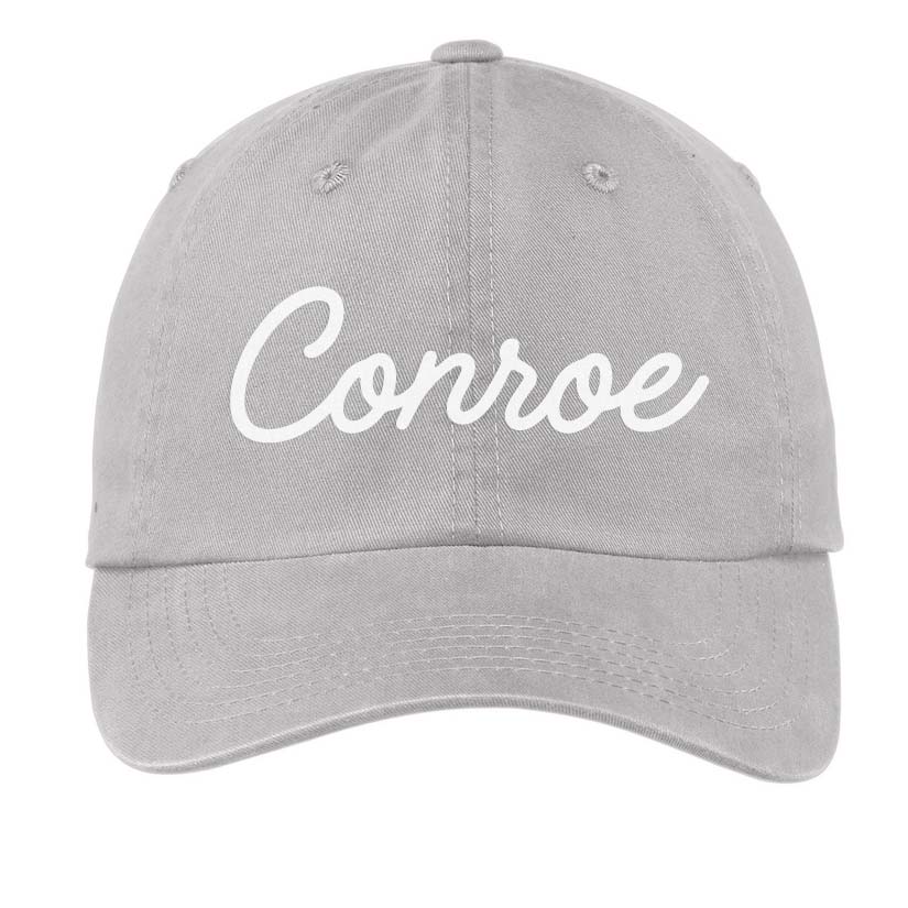 Conroe Cursive Baseball Cap