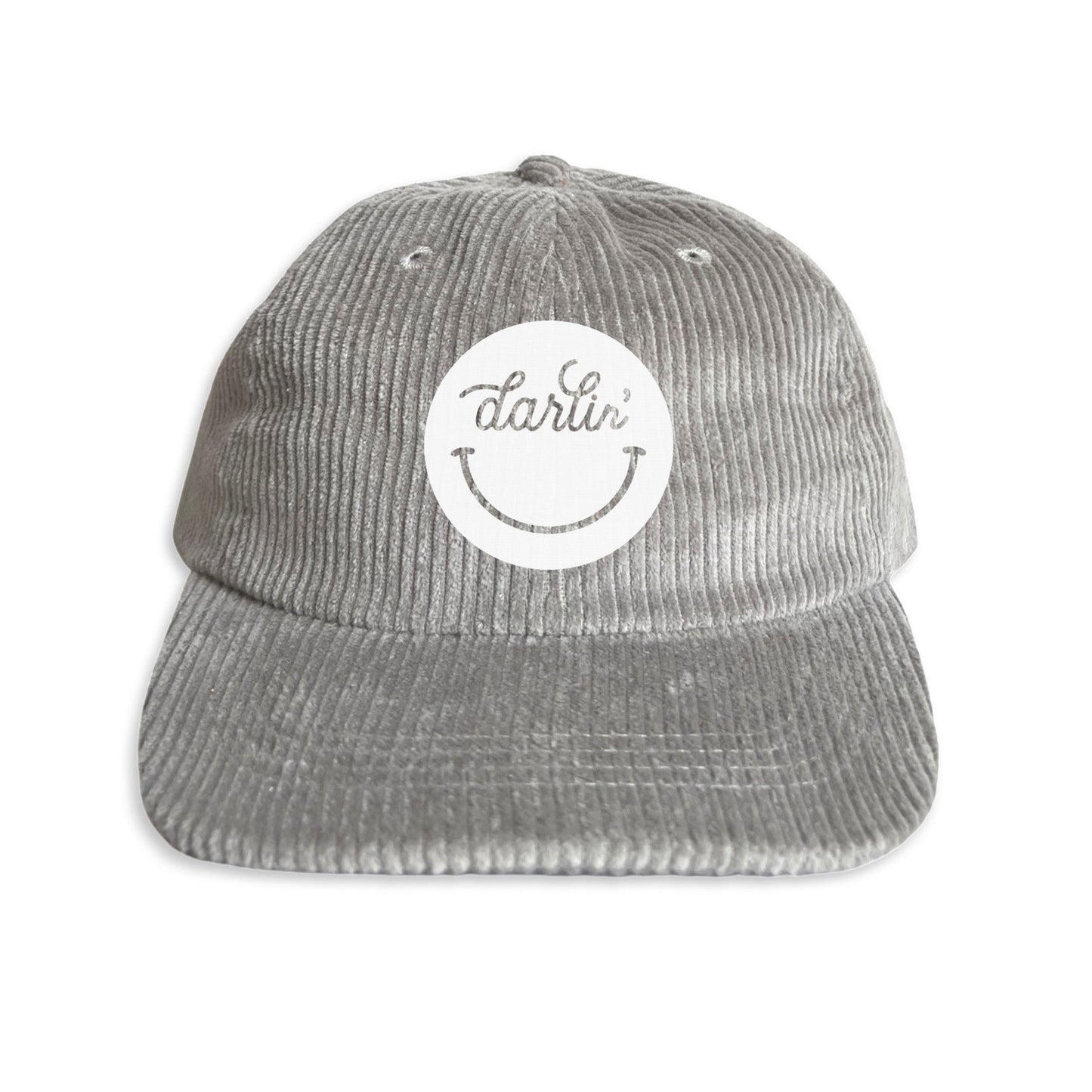 Darlin' Cursive Smile Corduroy Cap