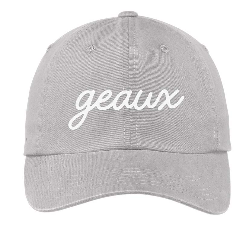 Geaux Cursive Baseball Cap