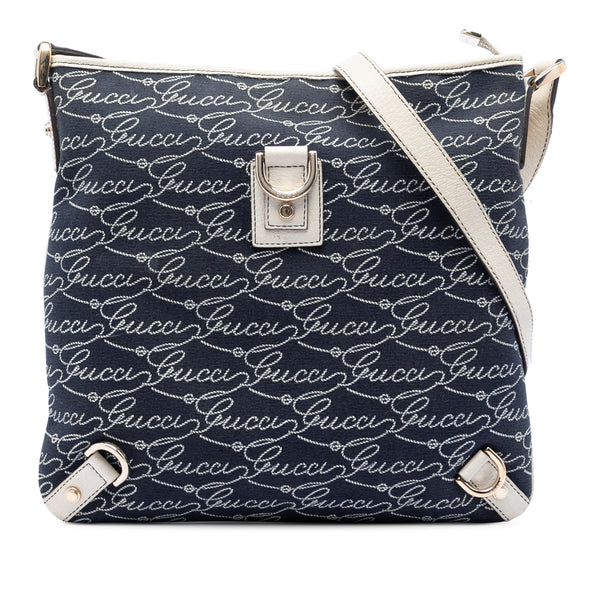 Crossbody Bag Abbey D-Ring Denim Blue (Pre-Owned)